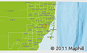 Physical 3D Map of ZIP code 33147