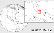 Blank Location Map of ZIP code 33149
