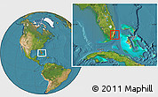 Satellite Location Map of ZIP code 33149