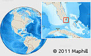 Shaded Relief Location Map of ZIP code 33149