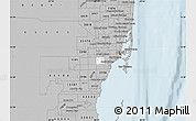 Gray Map of ZIP code 33155