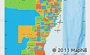 Political Map of ZIP code 33155