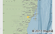 Savanna Style Map of ZIP code 33155