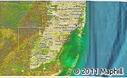 Satellite 3D Map of ZIP code 33156