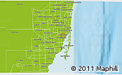 Physical 3D Map of ZIP code 33161