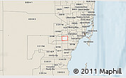 Classic Style 3D Map of ZIP code 33165