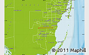 Physical Map of ZIP code 33170