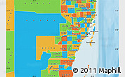 Political Map of ZIP code 33175
