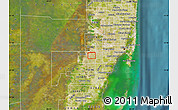 Satellite Map of ZIP code 33175