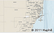 Classic Style 3D Map of ZIP code 33182