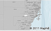 Gray 3D Map of ZIP code 33182