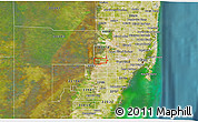 Satellite 3D Map of ZIP code 33182