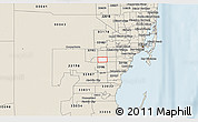 Classic Style 3D Map of ZIP code 33183