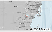 Gray 3D Map of ZIP code 33183