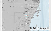Gray Map of ZIP code 33183