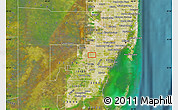 Satellite Map of ZIP code 33183