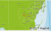 Physical 3D Map of ZIP code 33187