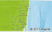 Physical 3D Map of ZIP code 33304