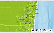 Physical 3D Map of ZIP code 33313