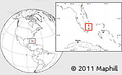 Blank Location Map of ZIP code 33313