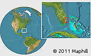 Satellite Location Map of ZIP code 33313