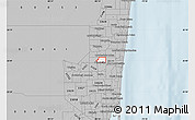 Gray Map of ZIP code 33313