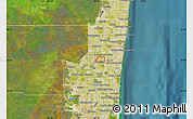 Satellite Map of ZIP code 33313