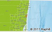 Physical 3D Map of ZIP code 33316