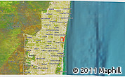 Satellite 3D Map of ZIP code 33316