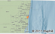 Savanna Style 3D Map of ZIP code 33316