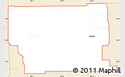 Classic Style Simple Map of ZIP code 33321