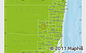 Physical Map of ZIP code 33331