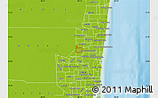 Physical Map of ZIP code 33351