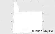 Silver Style Simple Map of ZIP code 33351