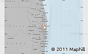 Gray Map of ZIP code 33401
