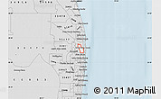 Silver Style Map of ZIP code 33401