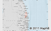 Silver Style Map of ZIP code 33410