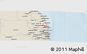Classic Style Panoramic Map of ZIP code 33410