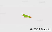 Physical Panoramic Map of ZIP code 33412, cropped outside