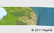 Satellite Panoramic Map of ZIP code 33412