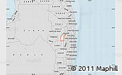 Silver Style Map of ZIP code 33413