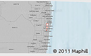 Gray 3D Map of ZIP code 33426