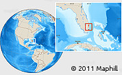 Shaded Relief Location Map of ZIP code 33428