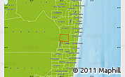 Physical Map of ZIP code 33446