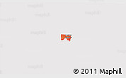 Political 3D Map of ZIP code 33462, cropped outside