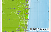 Physical Map of ZIP code 33462