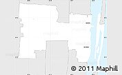 Silver Style Simple Map of ZIP code 33462