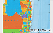Political Map of ZIP code 33463