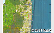 Satellite Map of ZIP code 33463