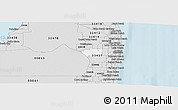 Silver Style Panoramic Map of ZIP code 33467